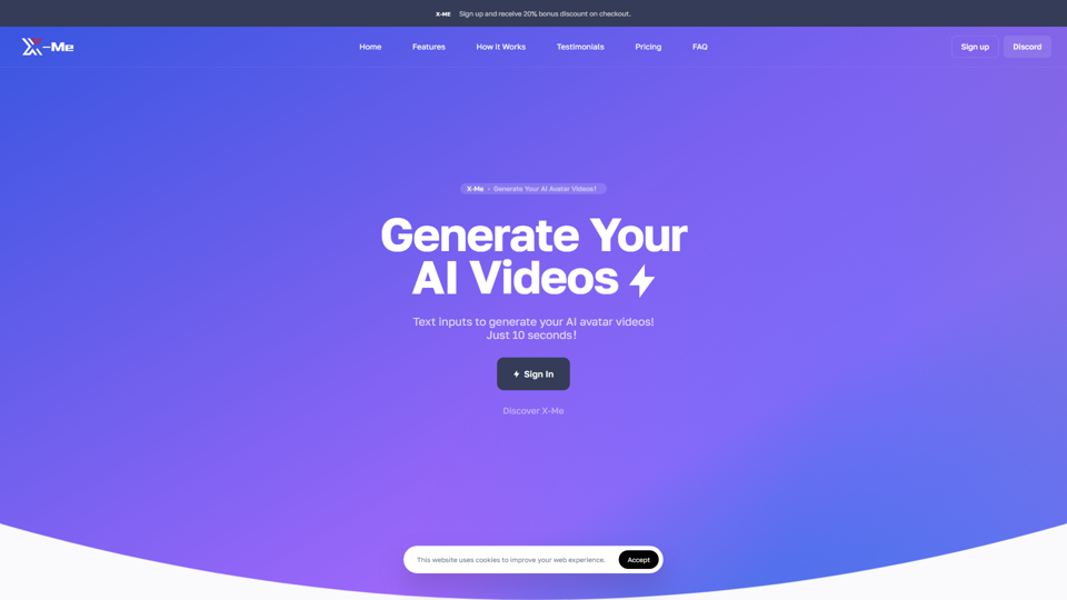 X-Me: Generate Your AI Avatar Videos!