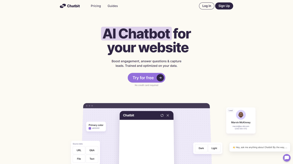 Chatbit – AI Chatbots for Your Website