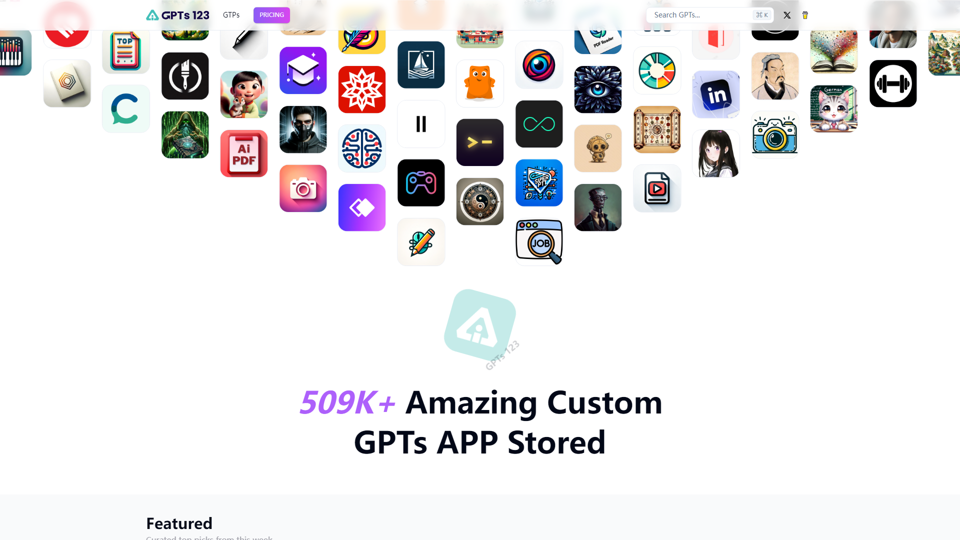 The Best Custom GPT Store | GPTs123.AI