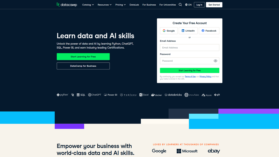 Learn Data Science and AI Online | DataCamp