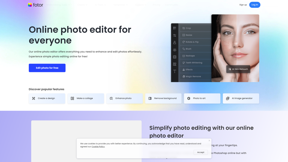 Photo Editor: Free Online Photo Editing & Image Editor | Fotor