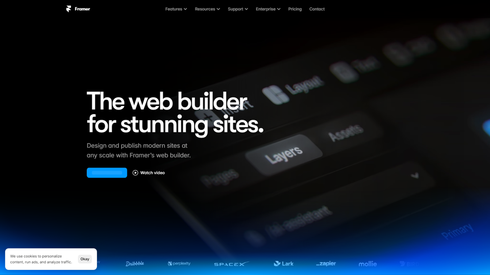 Framer — The web builder for stunning sites.